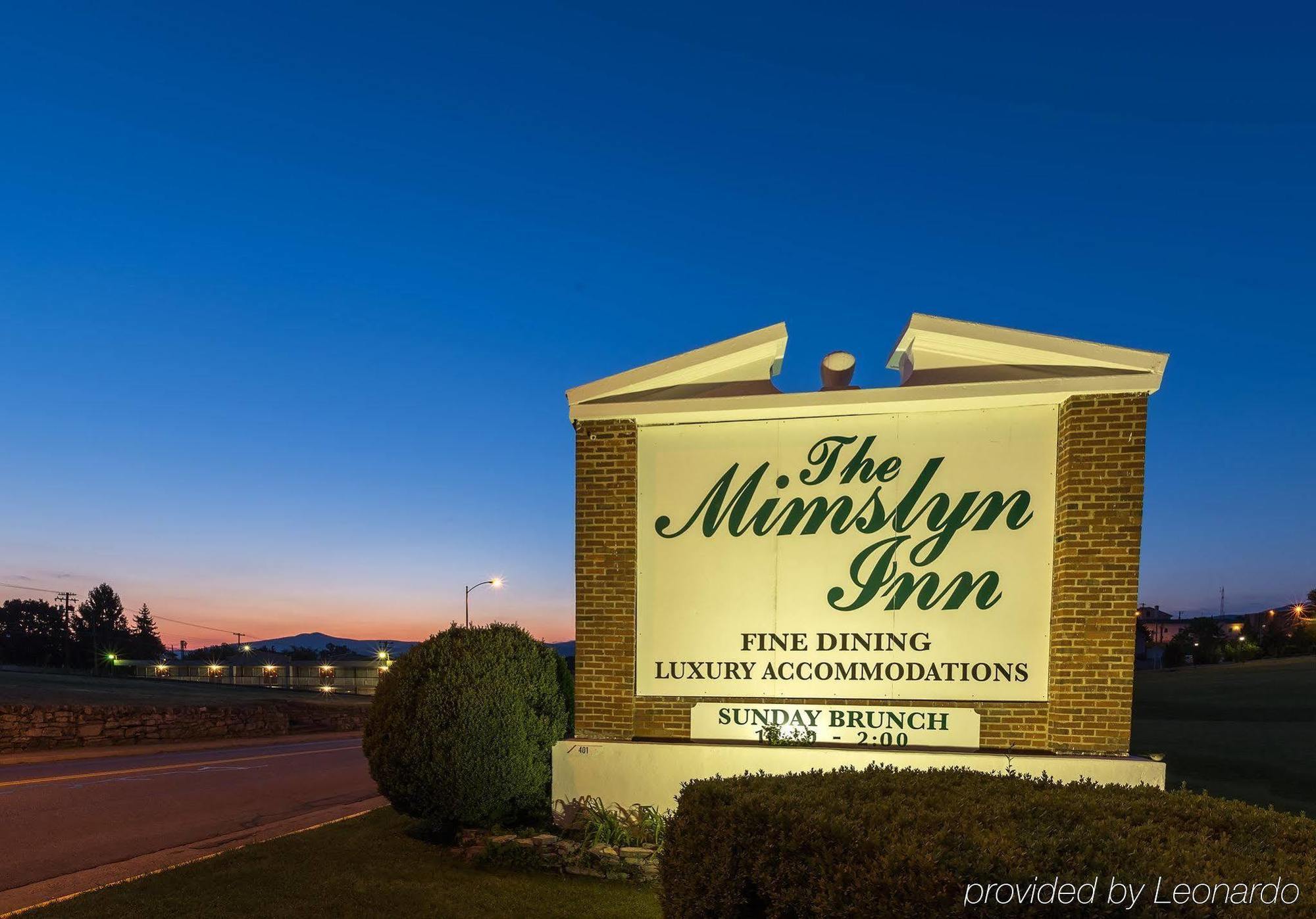 The Mimslyn Inn Luray Exteriér fotografie